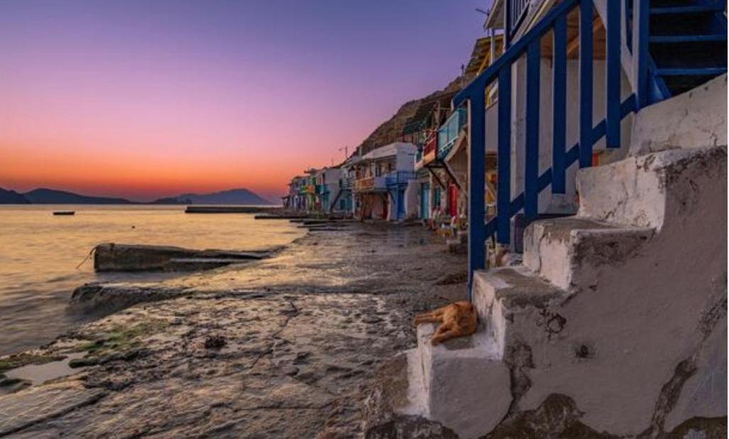 Sea, Sunset & Garden View Parasporos Houses, Milos Adamantas  Luaran gambar