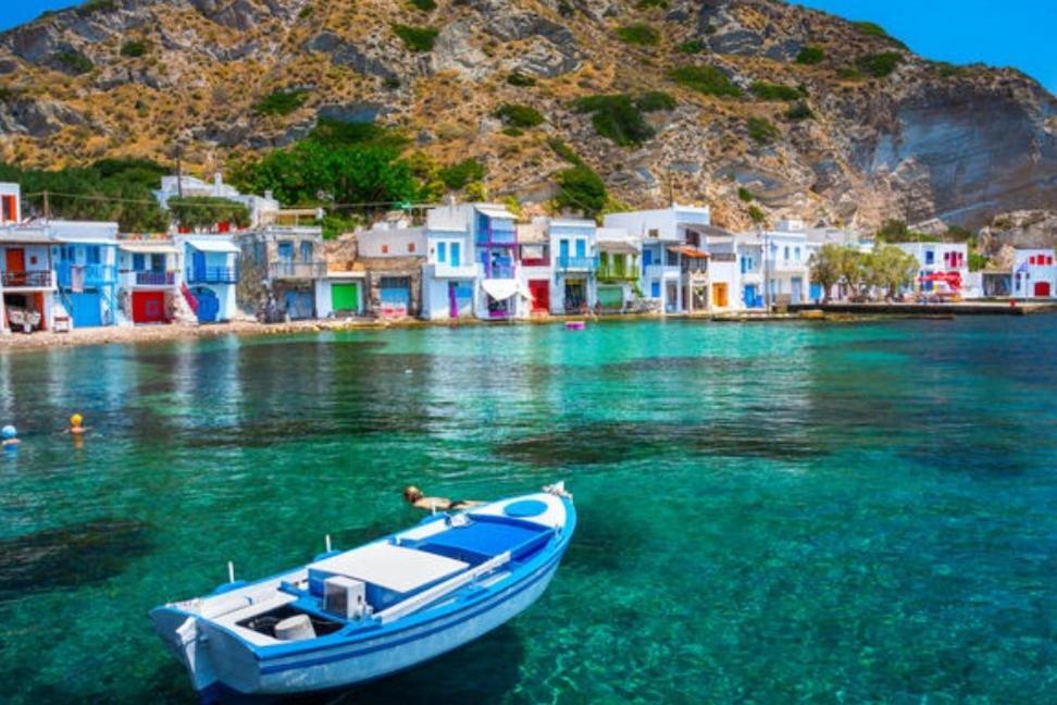 Sea, Sunset & Garden View Parasporos Houses, Milos Adamantas  Luaran gambar
